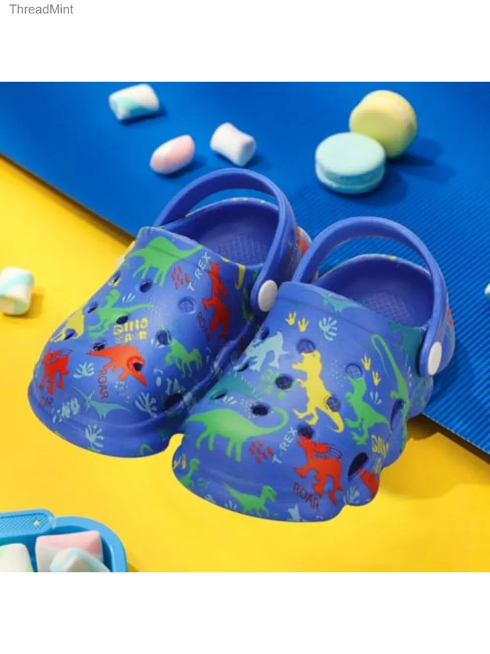 Toddler Clogs Boys Girls Kids Garden Shoes with Adjustable Heel Strap